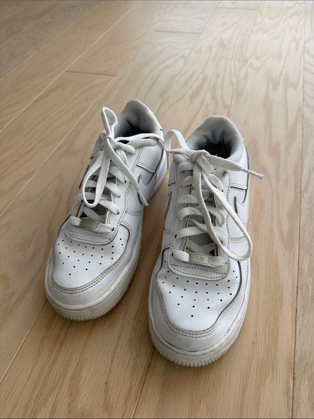 Women’s White Nike AirForce Ones